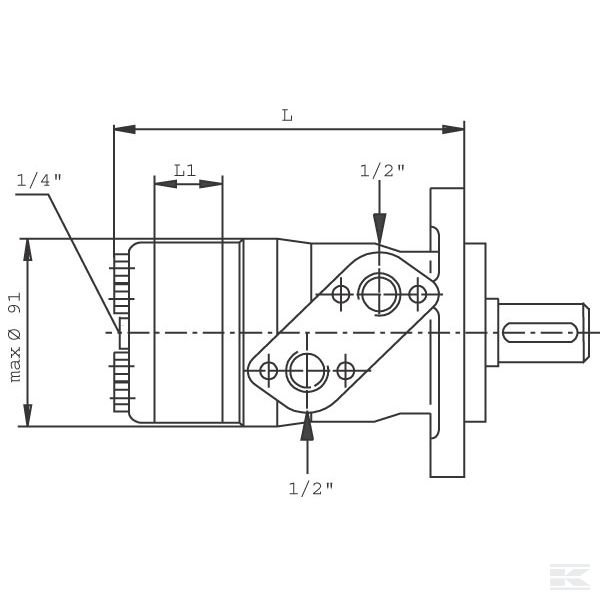 SMP0272ADGP +Orbit motor SMP 25mm 27CC