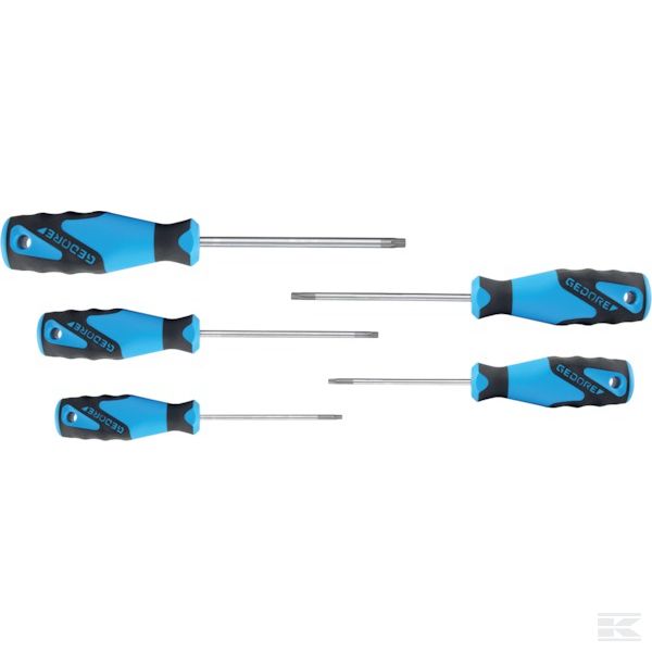 SC2163TXB05 Комплект отверток для шурупов типа Torx, 5 шт. кондукторов