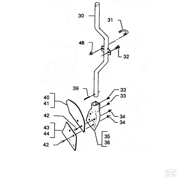 100323240 Винт плуга M10x25 2N + гайка