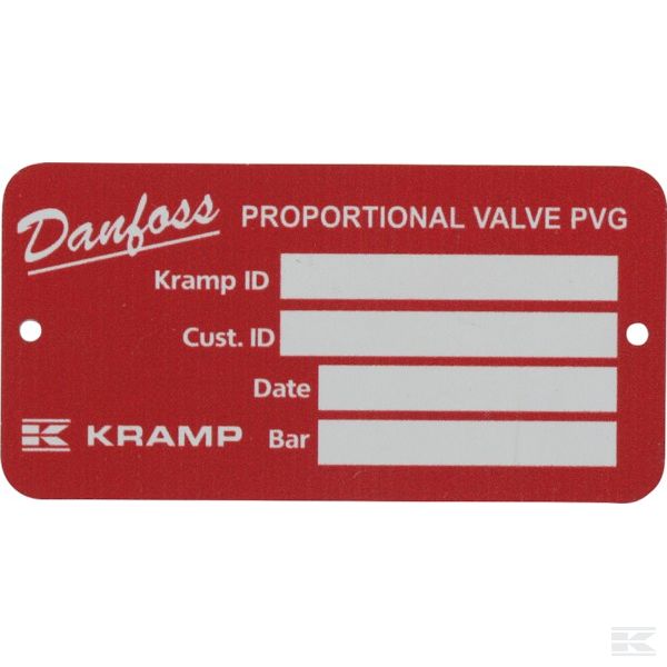 PVG329TP Заводская табличка KAVEE/ PVG32