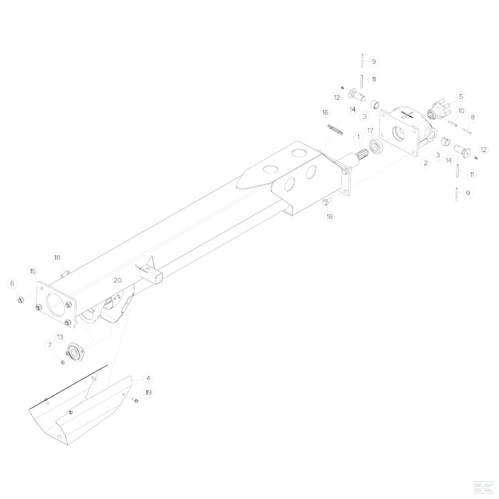 57900200 Вилка фланцевая