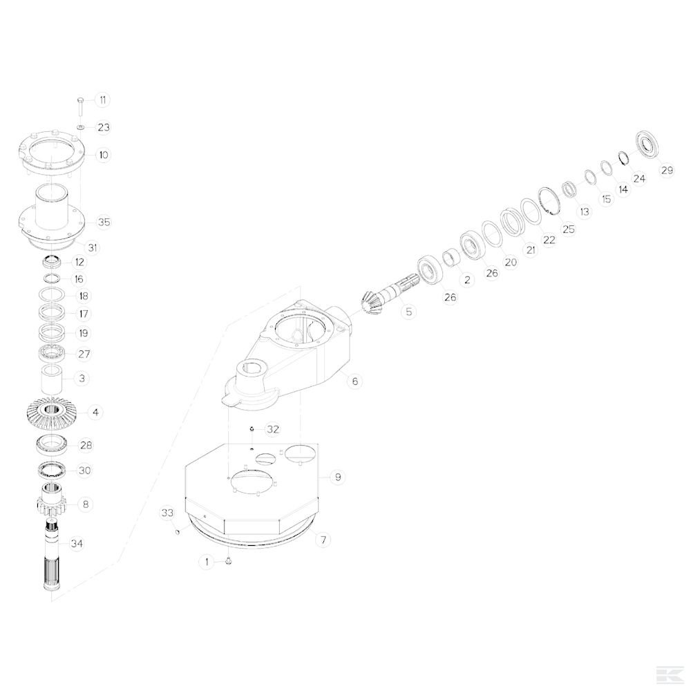 57528700 Распорка KUHN