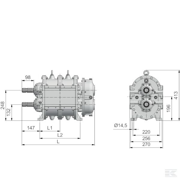 PPK0000263 Роторный насос R116-300S