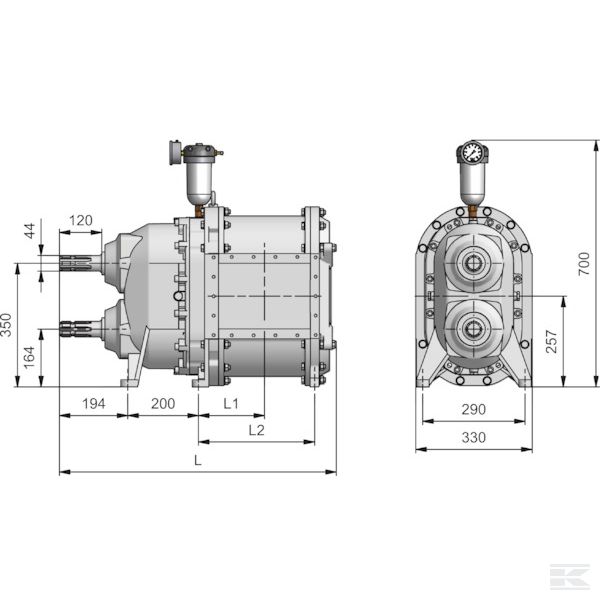 PPK0000245 Роторный насос VX186-184QS