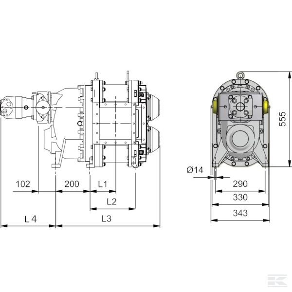 PPK0000255 Роторный насос VX186-184QH