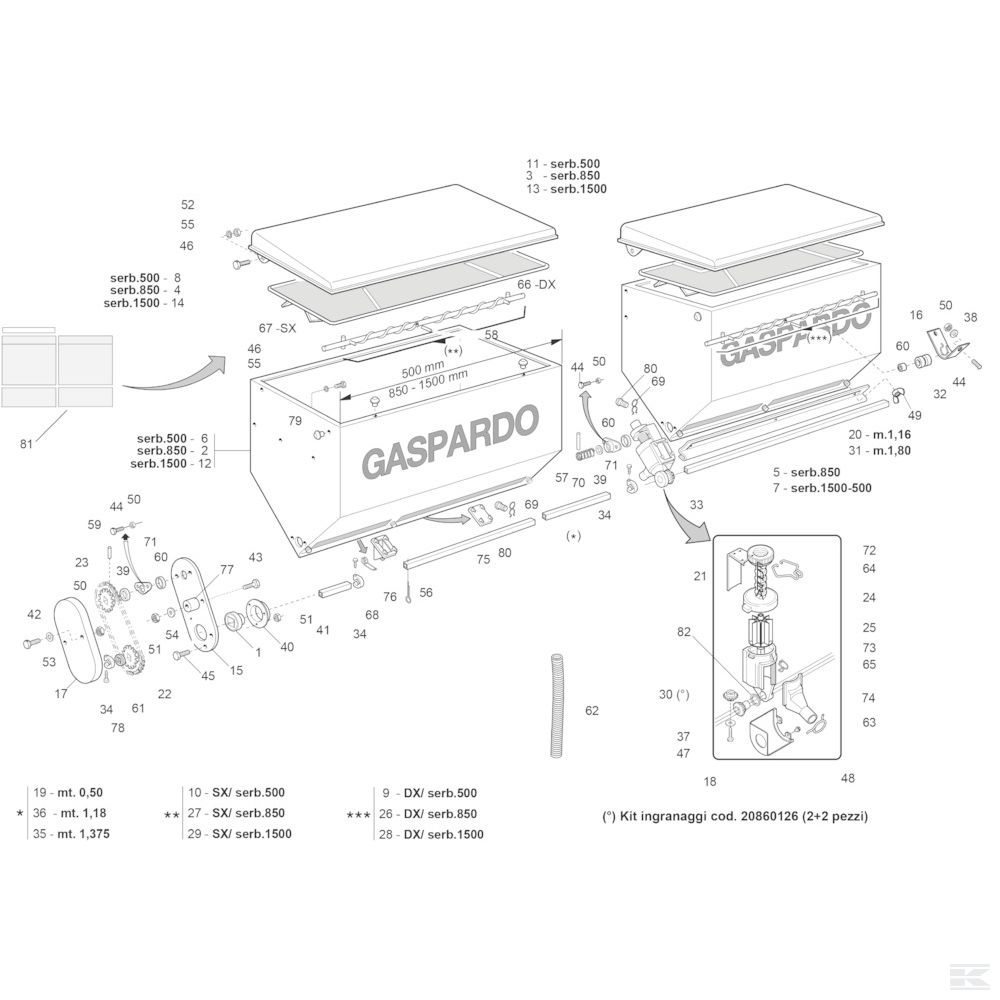 G15470500R Ящик для удобрений