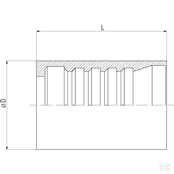 SFDR1520RVS +Ferrule R15-DN20 SS
