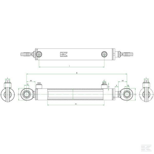 D1625150GK +Cylinder D16-25-150 GK-Series