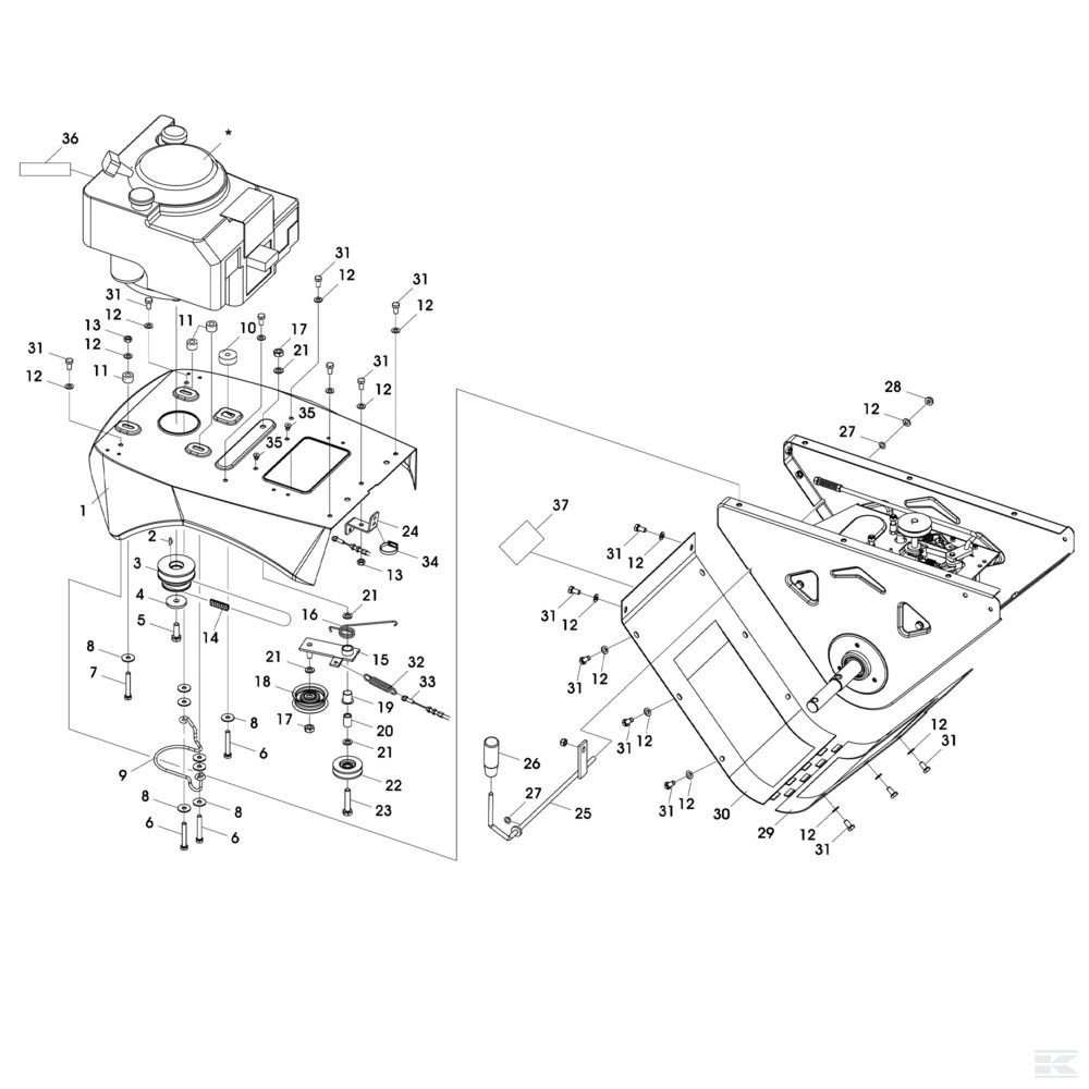 DX0010126E Шкив клиноременной