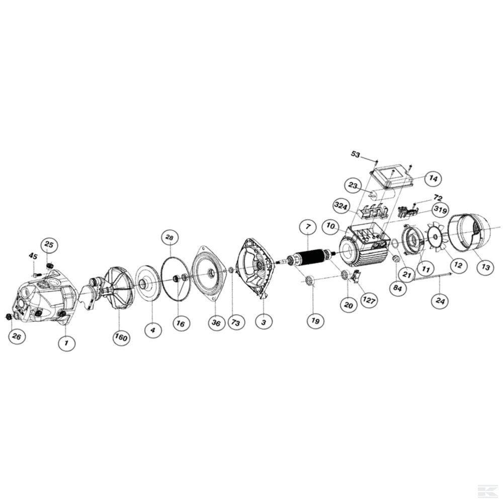 R00004003 Фланец опорный Jet 82/92 S