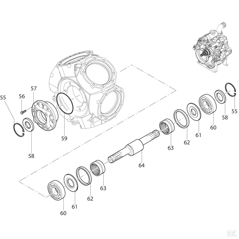 3040200 Упл. кольцо клапана AR 410/460