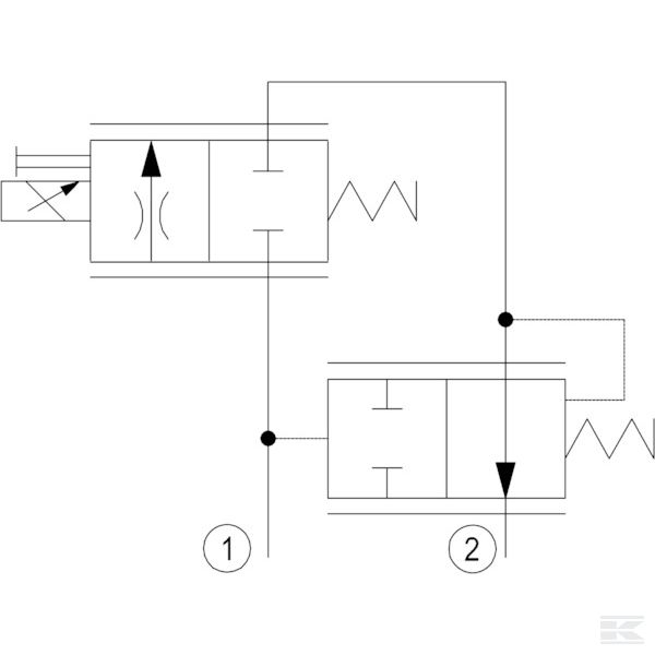 PFC10RC100000BDG3B 2-х. кл. рег.п., комп. NC 3/8"