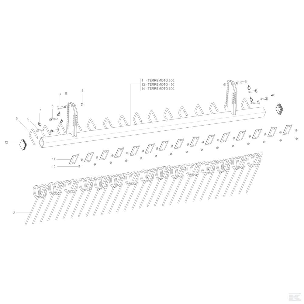 R18020541R Нож Gaspardo