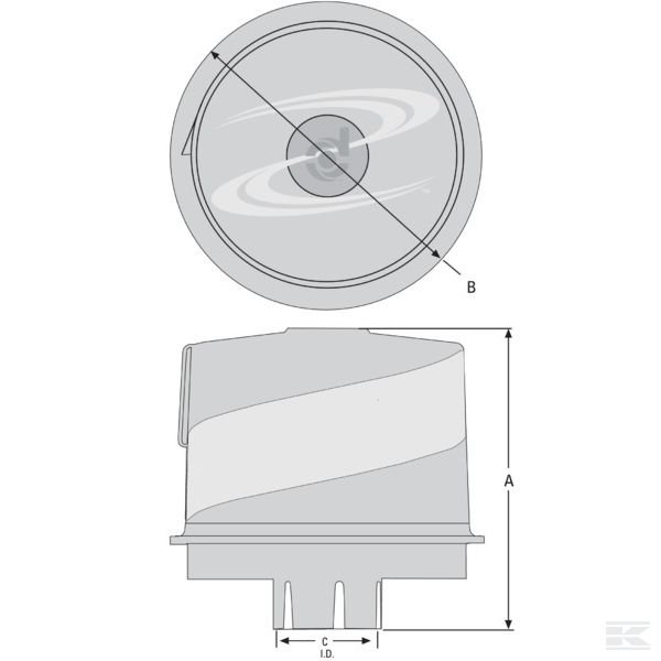 H002853 Фильтр груб. очист. TopSpin HD