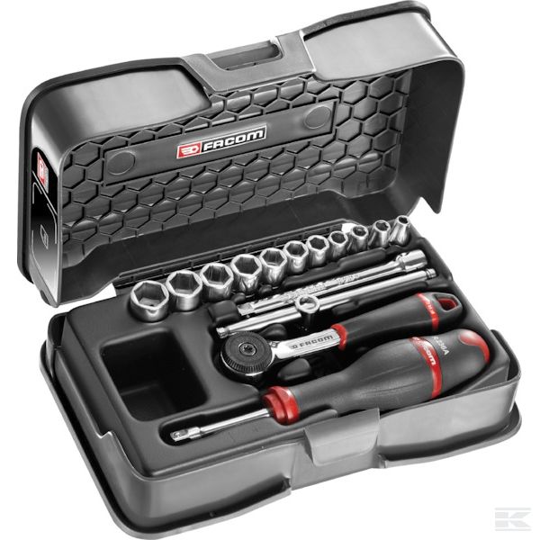 R1612P6 +Socket set 1/4" 15 pcs