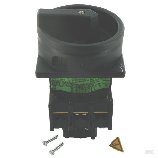 P132EASVBSW Кулачк.выключатель 3P, 32A, BK