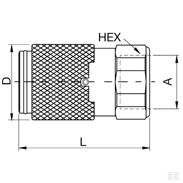 NS100116FB Муфта 1''