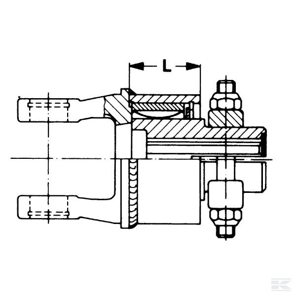 5615541 Муф.обг. F5/2R 2700 1.3/4-20CC