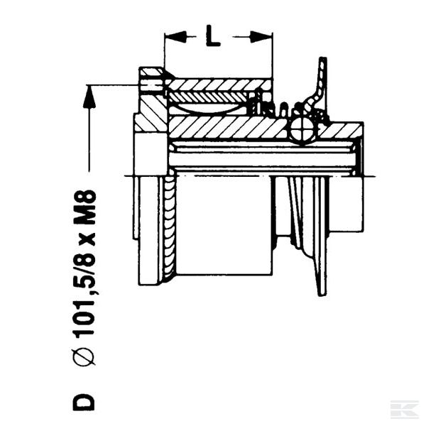 5612640 Муфта обгонная F5/1