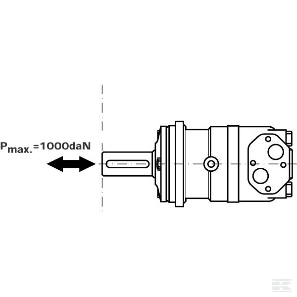 OMV400151B3101 орбитальный двигатель Вал Ø50,