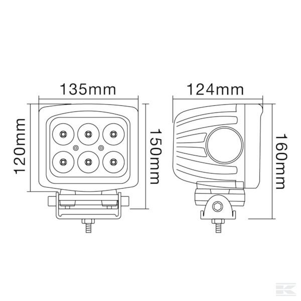 LA492260 СД 60ВТ раб. лам.,выс.ур.осв. LED