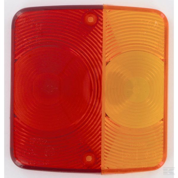 LAMP20B Стекло фары, красное/жёлтое