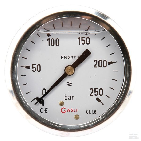 MA63250B04SSGF Манометр O63 0-250бар ¼" зад.