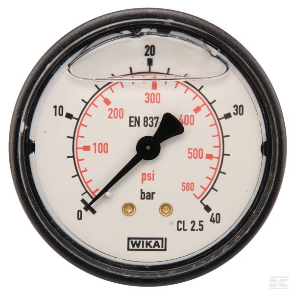 MA6340B04PLGF Манометр O63 0-40бар ¼" зад.