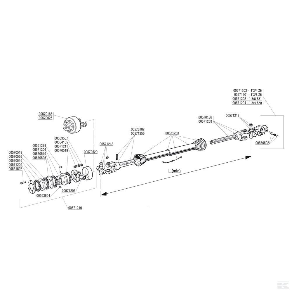 F08010346R Вилка