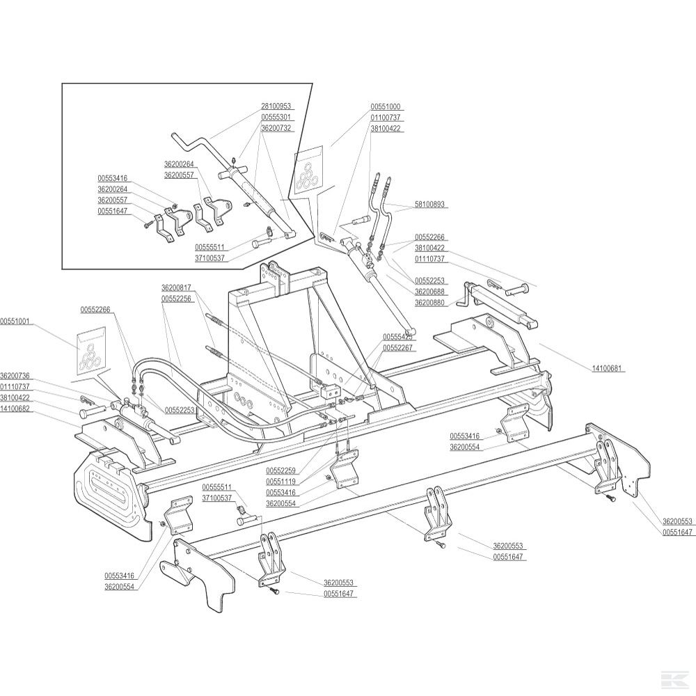 F03100110R Набор уплотнений Maschio