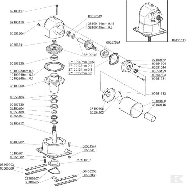 M27100135R Уплотнение 0,5мм