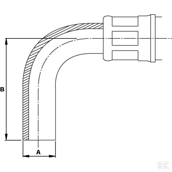 LT101090 Прессовый фитинг 10 мм