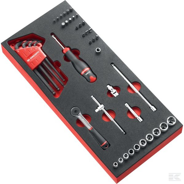 MODMR16136 +Module socket set 1/4" 46pcs