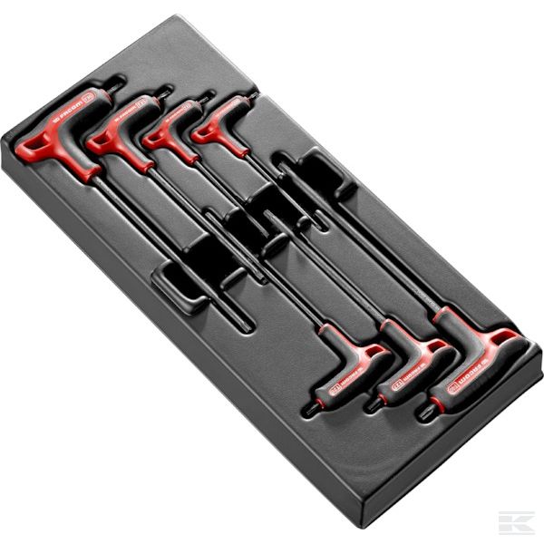 MOD89TXA +T-handle hex key set 7 pcs.