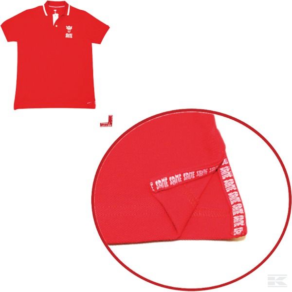 M01S009XL Тенниска мужская поло, красный, разм. XL