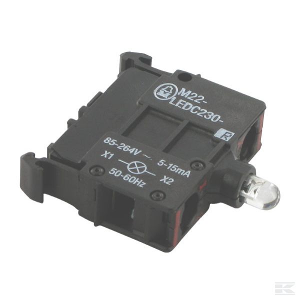 M22LEDC230R Светод.элем.крас.85-265В осн.