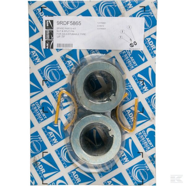 9RDF5865 Комплект гаек оси 58x1,5