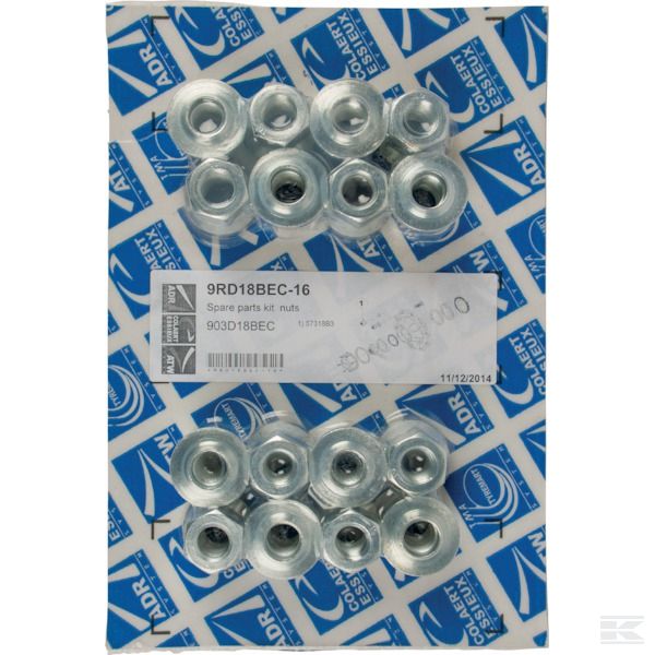 9RD18BEC16 Компл. гаек для колеса M18x1,5