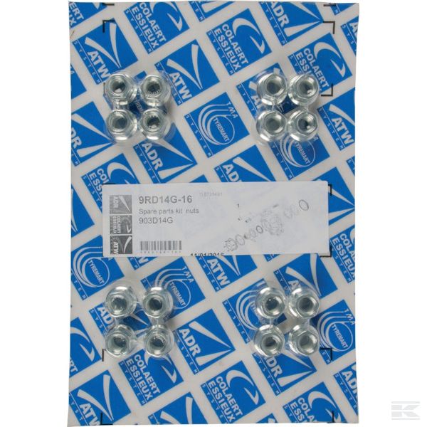 9RD14G16 Компл. гаек для колеса M14x1,5