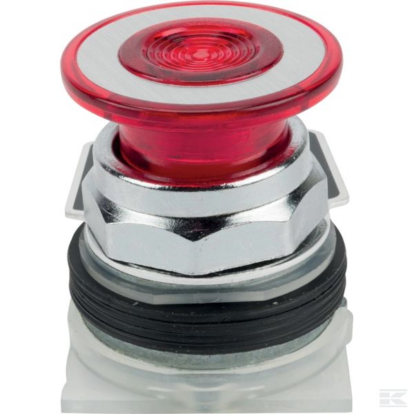 9001KR9R Нажимная кнопка, Красный ,30мм