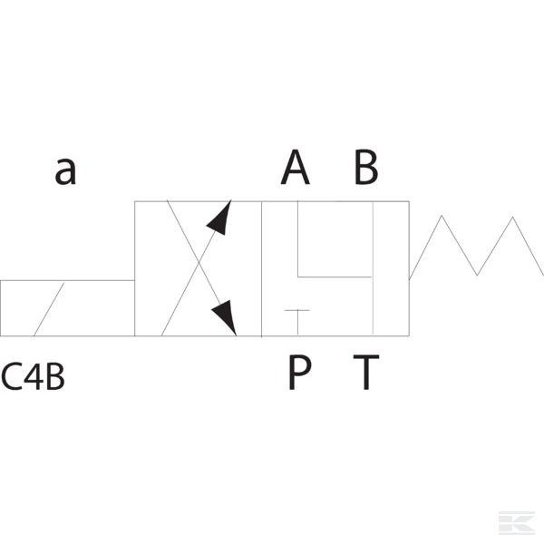KREV03C4B012C Упр. клапан с электропр. NG6