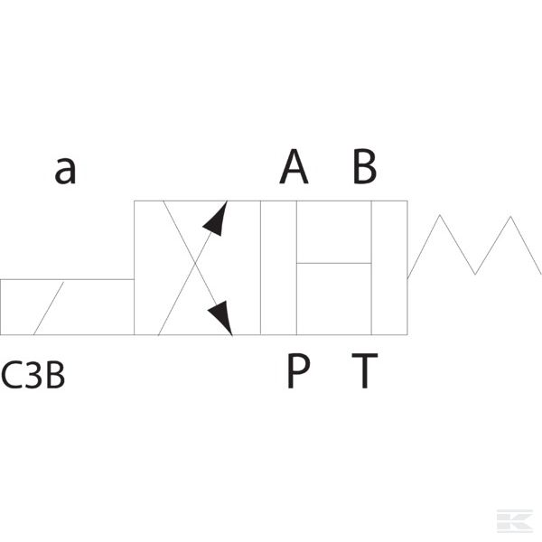 KREV03C3B012C Упр. клапан с электропр. NG6