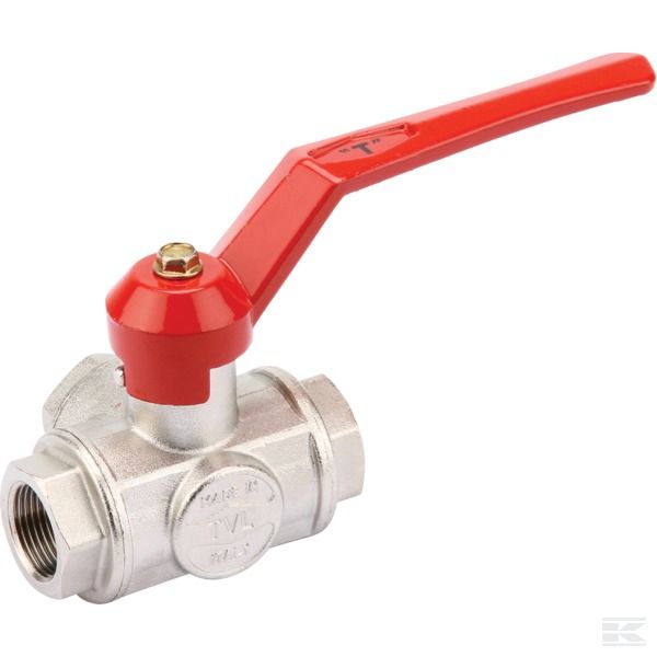 KS334T 3-х. ш.кр. Т 3/4" внут./внут.