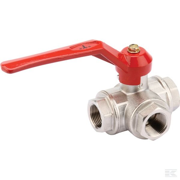KS334T 3-х. ш.кр. Т 3/4" внут./внут.