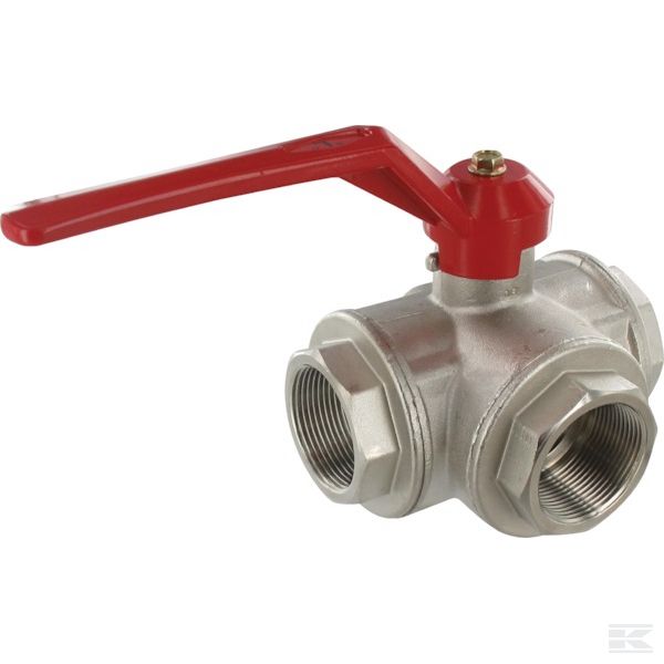 KS3112L 3-х. ш.кр. L 11/2" внут./внут.