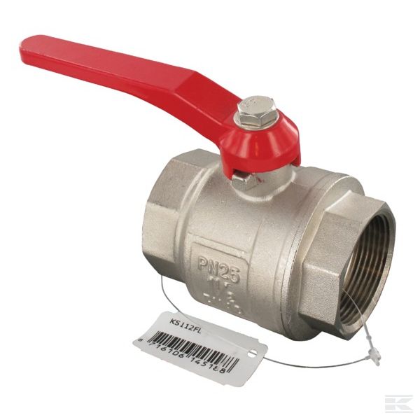 KS112FL Кр.шар. BSP внут./внут. 1 1/2"