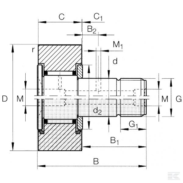KR16X Роликоподшипник