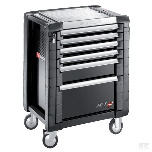 JET6GM3BNL JET+3 инстр. тел. 6 ящ. черн.