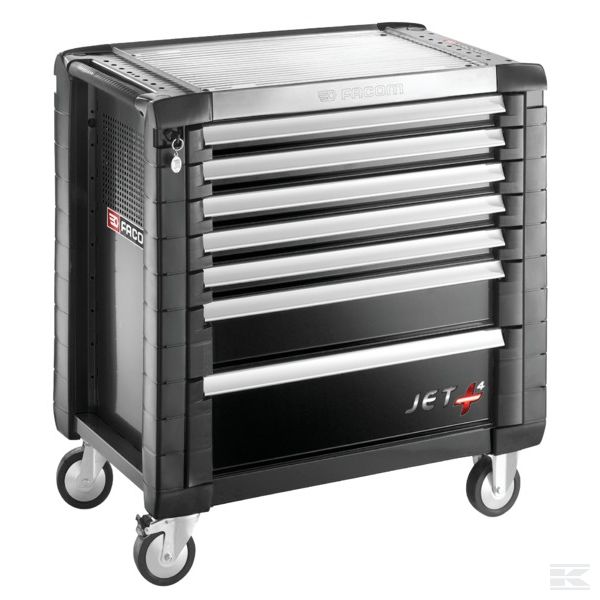 JET7GM4BNL JET+4 инстр. тел. 7 ящ. черн.