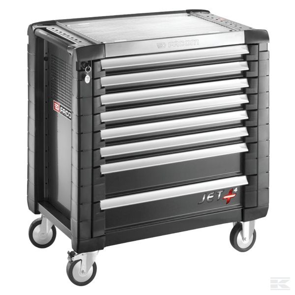 JET8GM4BNL JET+4 инстр. тел. 8 ящ. черн.